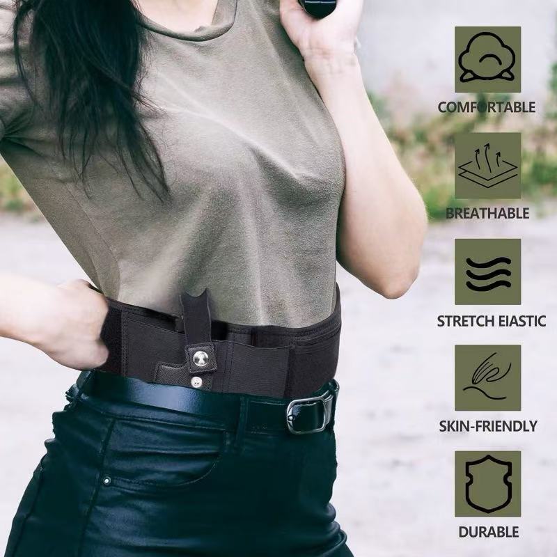 Belly Band Gun Holster – Concealed Carry Waistband for Men & Women