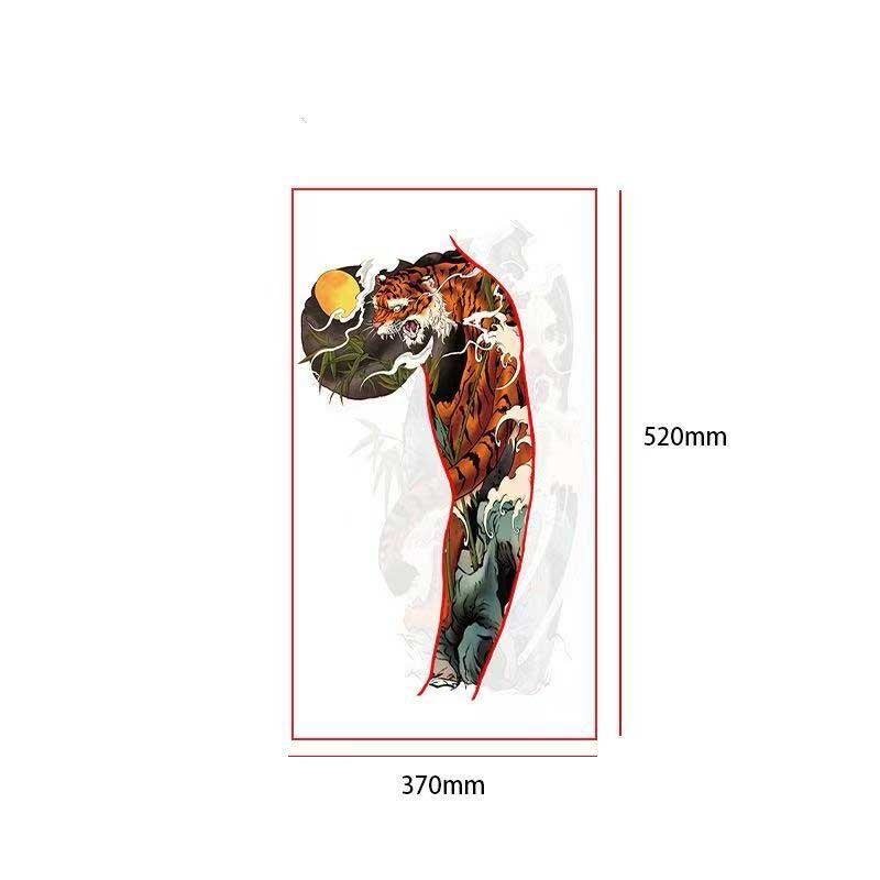 3D Temporary Tattoos for Men – Full Arm Sleeve Realistic Effect