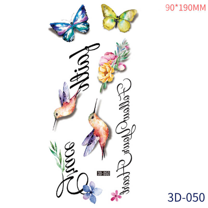 3D Bird Tattoos HowCustom