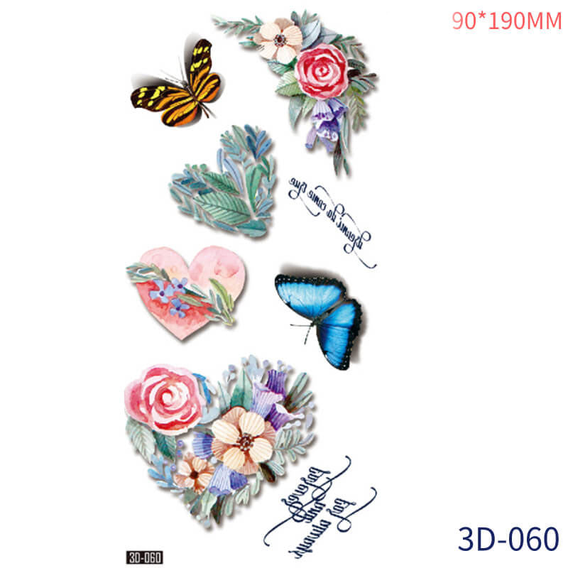 3D Flower Tattoos for Women HowCustom