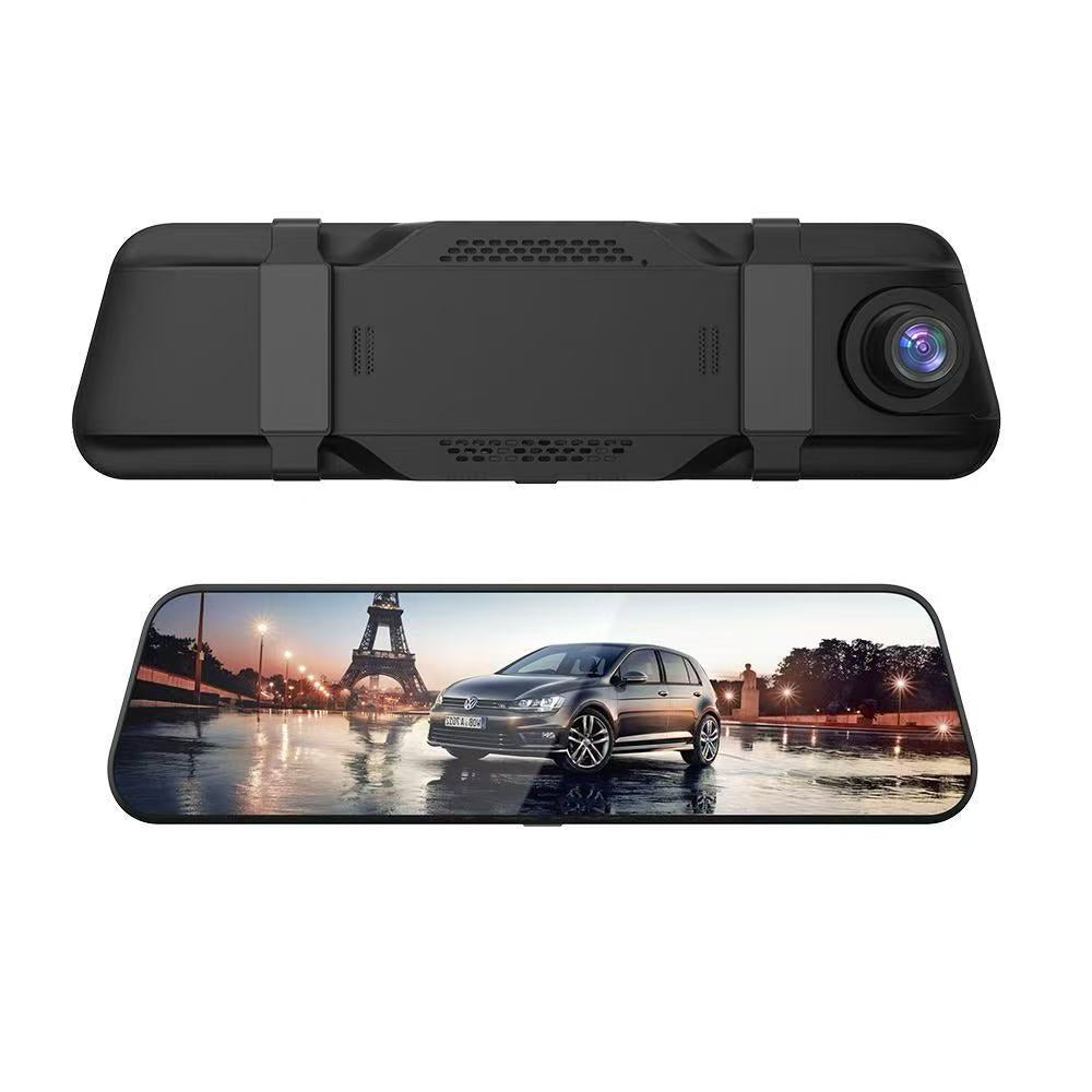 Dash Cam 4K + 1080P Rear View Mirror | GPS, WiFi, Parking Mode