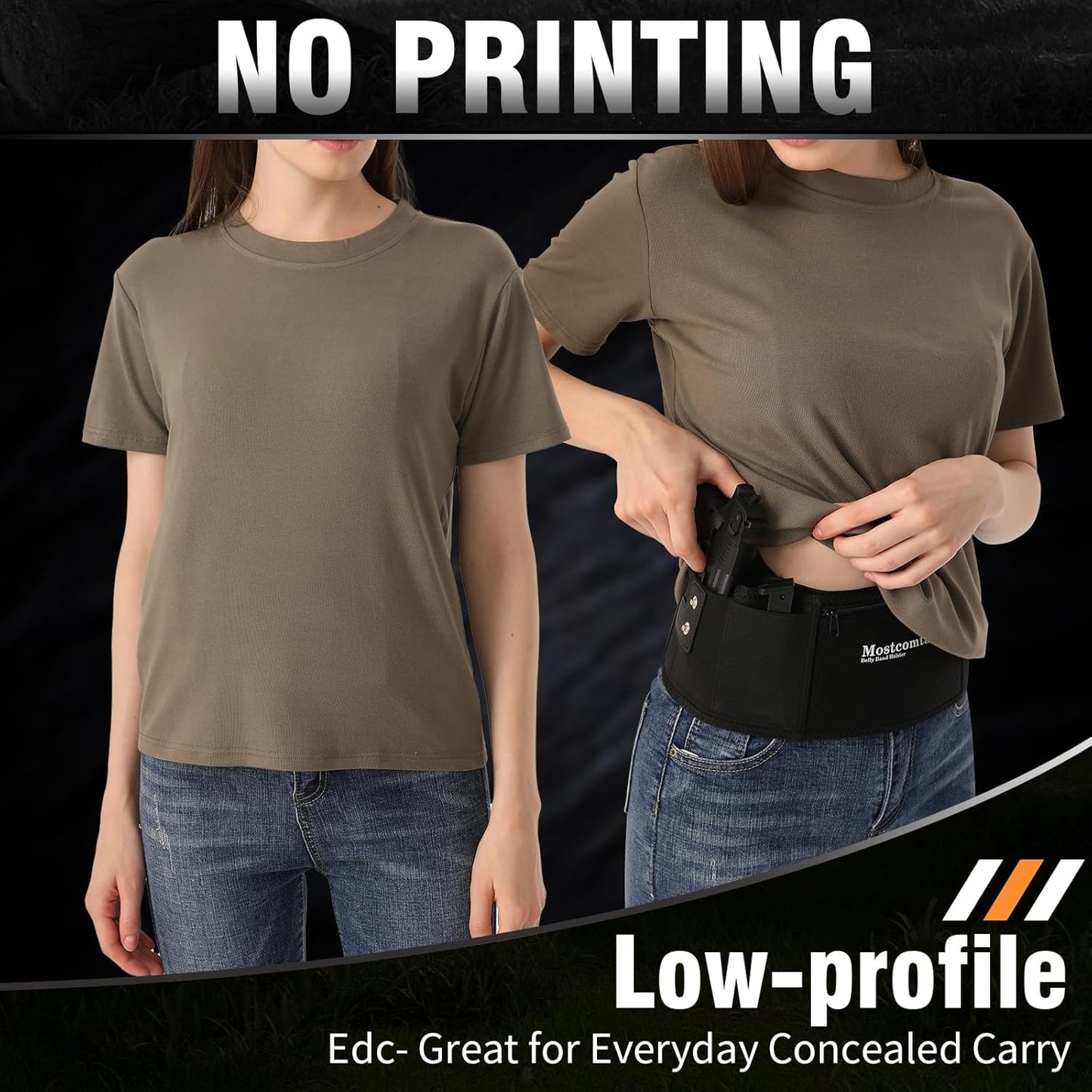 Belly Band Gun Holster – Concealed Carry Waistband for Men & Women