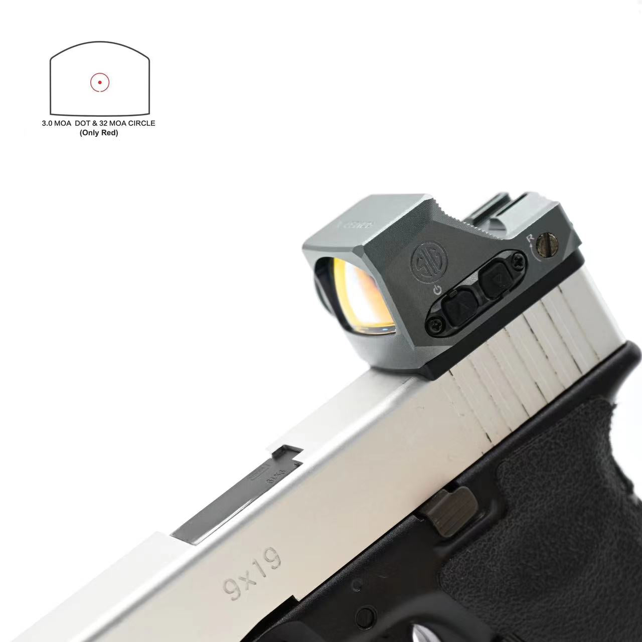 ROMEO-X Compact Red Dot Sight – 3 MOA Circle Dot for Pistol & Tactical Use
