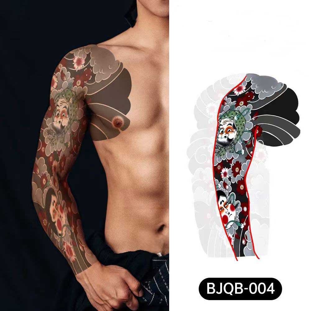 3D Temporary Tattoos for Men – Full Arm Sleeve Realistic Effect