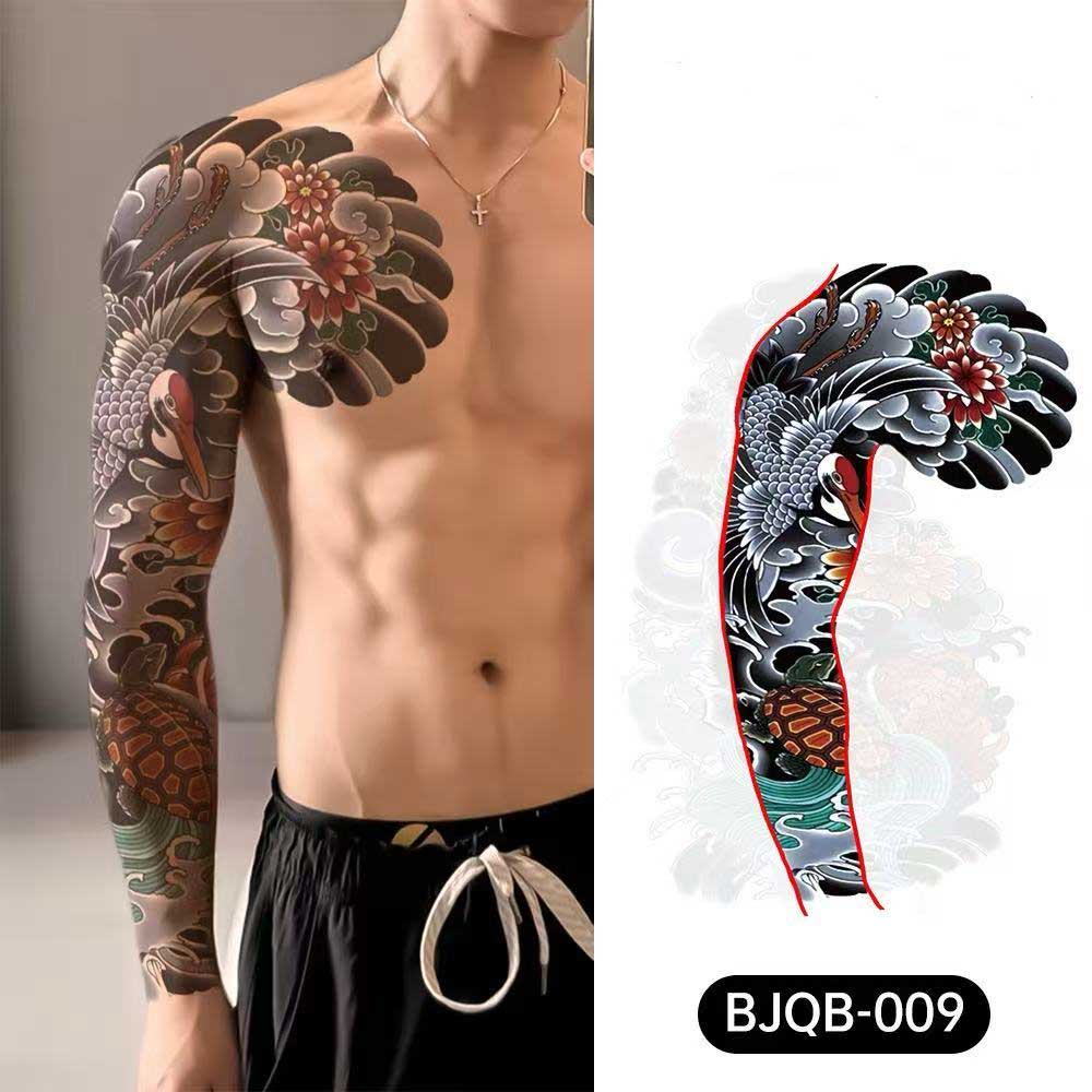 3D Temporary Tattoos for Men – Full Arm Sleeve Realistic Effect