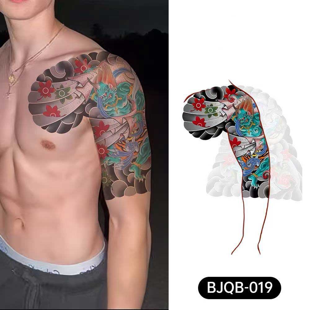 3D Temporary Tattoos for Men – Full Arm Sleeve Realistic Effect