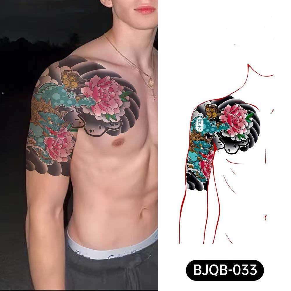 3D Temporary Tattoos for Men – Full Arm Sleeve Realistic Effect