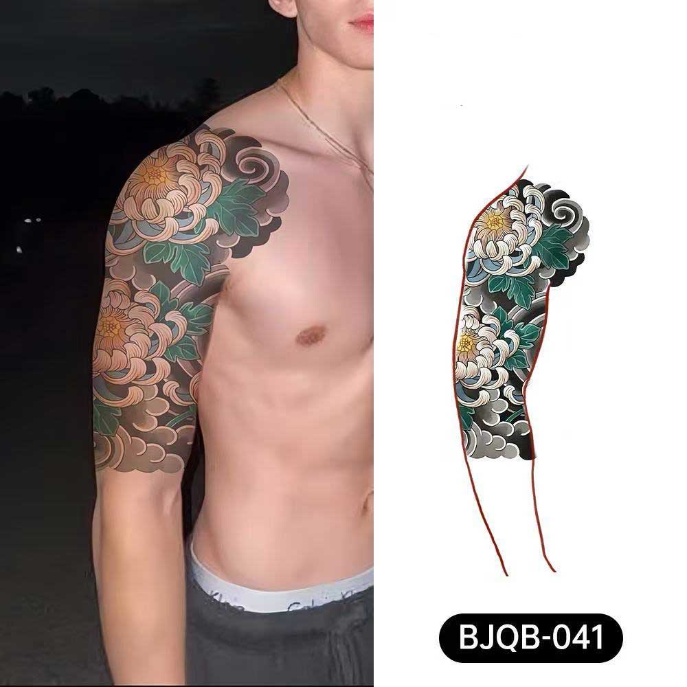 3D Temporary Tattoos for Men – Full Arm Sleeve Realistic Effect