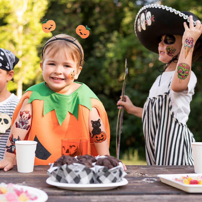 Pumpkin Tattoos Butterfly Skull