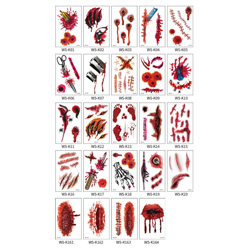 Blood Tattoos for Halloween