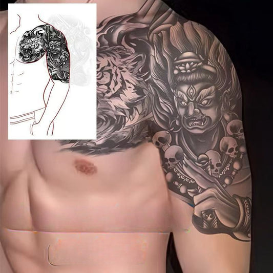 3D Temporary Tattoos for Men – Full Arm Sleeve Realistic Effect