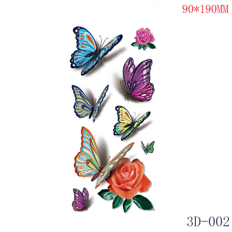 3D Butterfly Tattoos Designs