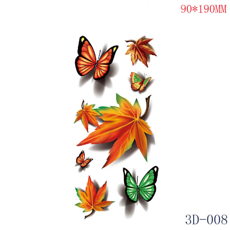 3D Butterfly Tattoos Designs