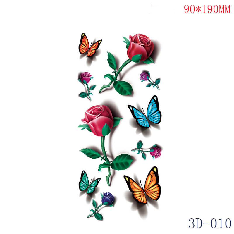 3D Butterfly Tattoos Designs