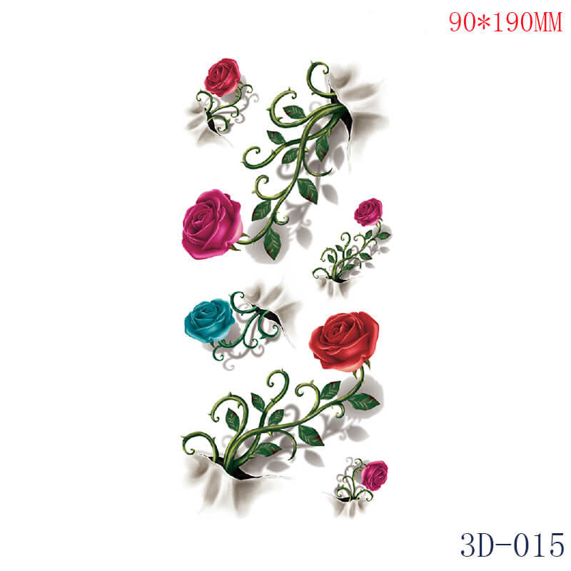 3D Flower Tattoo Ideas