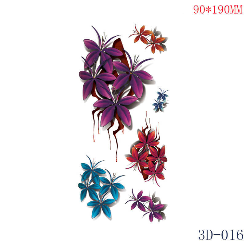 3D Flower Tattoo Ideas