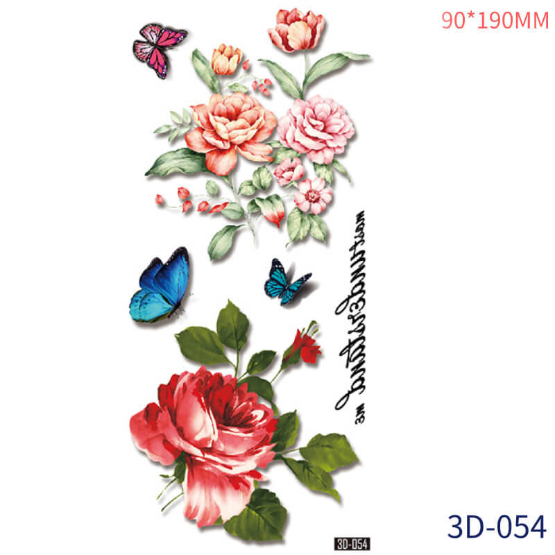 3D Flower Tattoos for Women