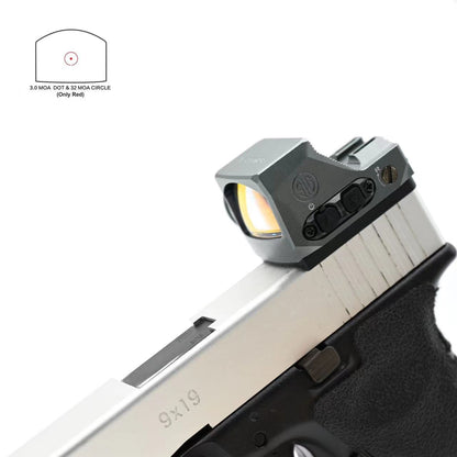 ROMEO-X Compact Red Dot Sight – 3 MOA Circle Dot for Pistol & Tactical Use