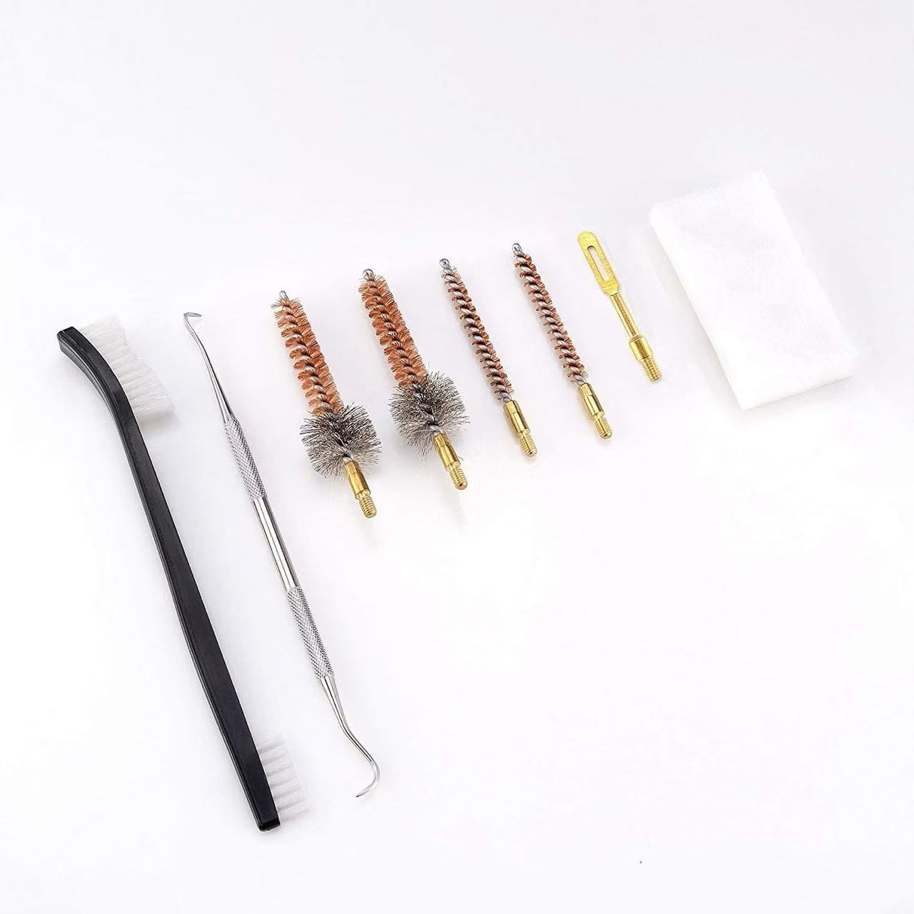 Gun Cleaning Kit – 18-Piece Universal Brass Cleaning Set for Rifle, Pistol & Shotgun