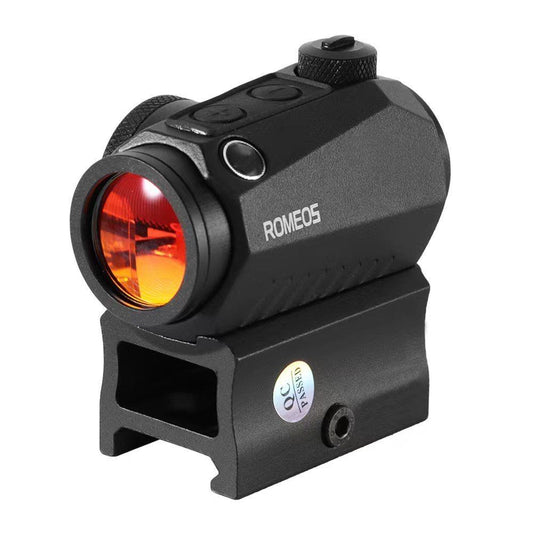 Black SIG SAUER ROMEO5 red dot sight front view