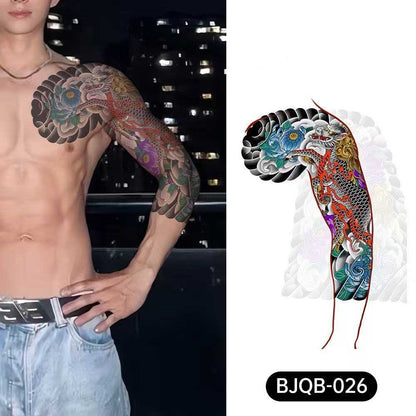 3D Temporary Tattoos for Men – Full Arm Sleeve Realistic Effect