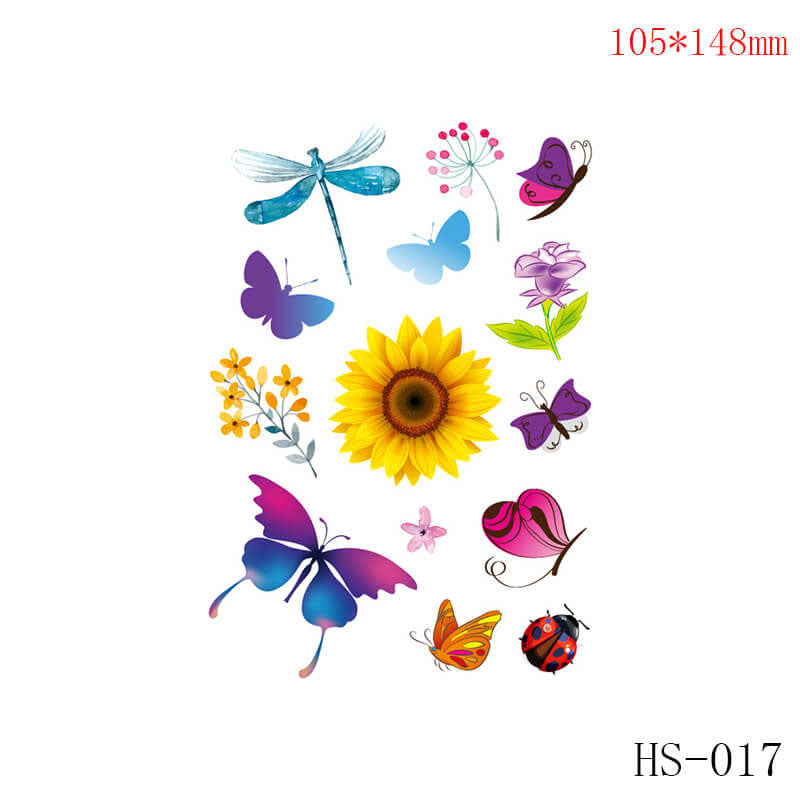 Small Dragonfly Butterfly Deer Tattoos HowCustom