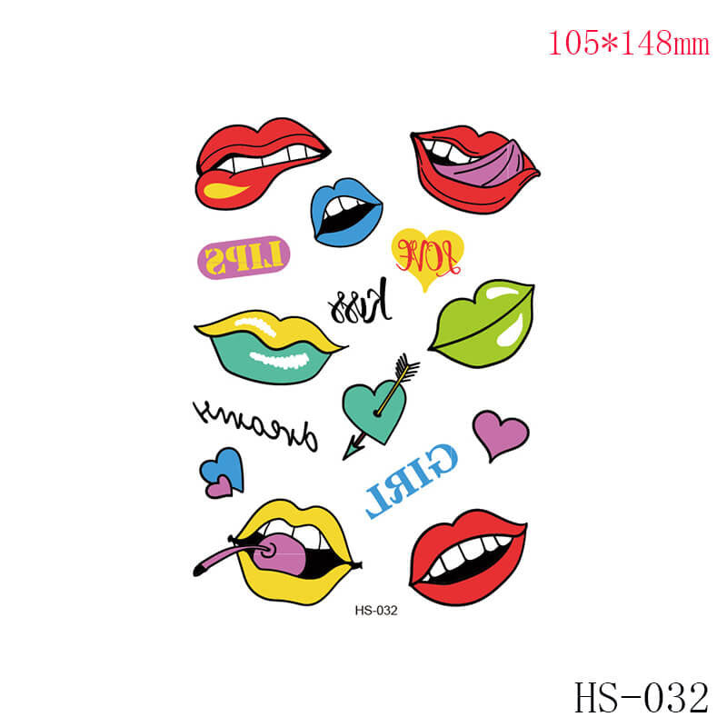 Lips Tattoos Idea