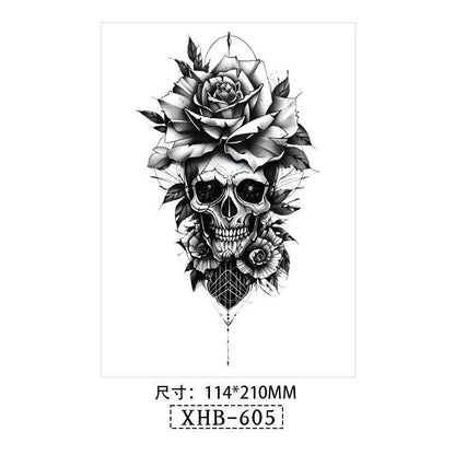 3D Temporary Tattoos – Realistic Body Art Stickers for Women & Men