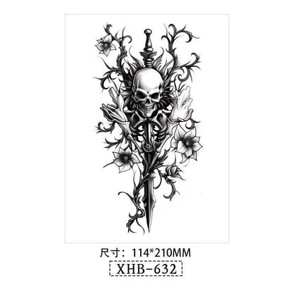 3D Temporary Tattoos – Realistic Body Art Stickers for Women & Men