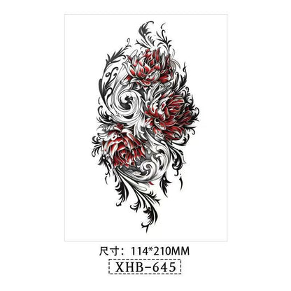 3D Temporary Tattoos – Realistic Body Art Stickers for Women & Men