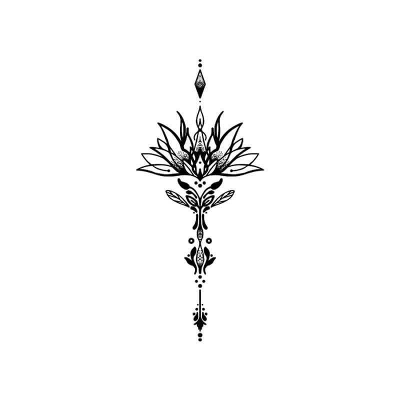 Tattoos Stickers Beautiful Flowers HowCustom