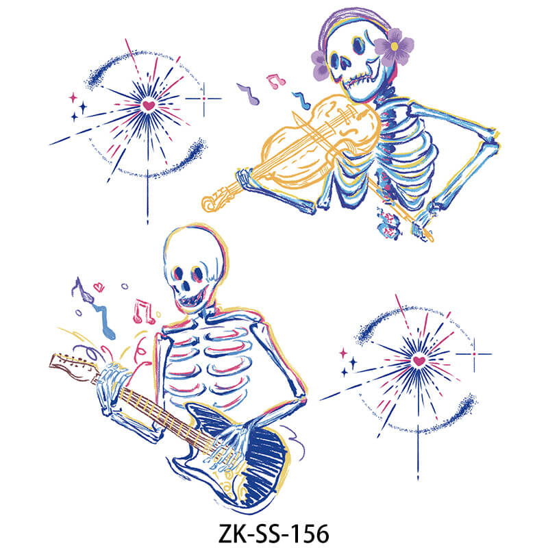 Tattoos Skateboard Butterfly Guitar HowCustom