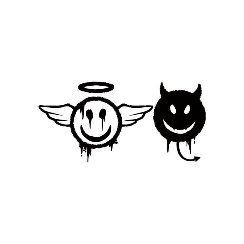Tattoos Stickers Umbrella Cat HowCustom