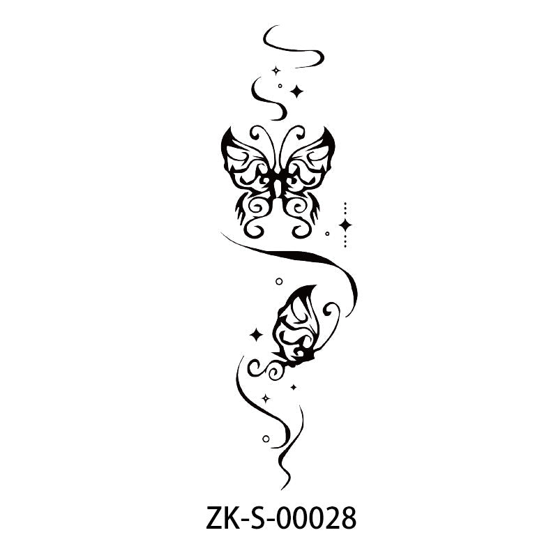 Black Swan and Butterfly Tattoos HowCustom